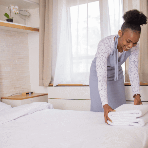 Femme de ménage à Kinshasa